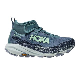 Hoka One One Hoka Speedgoat 6 Mid GTX Textile Womens Outdoor Trainers - Mountain Fog Droplet - Size:UK 6.5