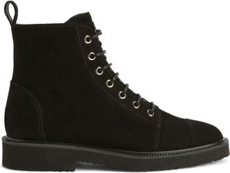 Giuseppe Zanotti Thora lace-up boots - women - Suede - 36.5 - Black