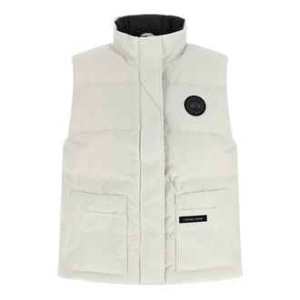 Canada Goose Legacy Freestyle Vest - Dames - Bodywarmers - Wit - XS - Leer - Jassen