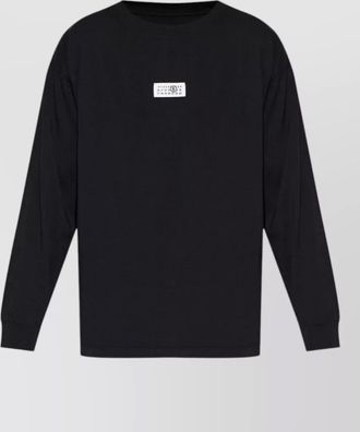Maison Margiela cotton logo patch short-sleeve t-shirt