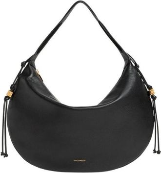 Coccinelle Nory Schoudertas - Dames - Schoudertassen - Zwart - ONE Size - Katoen - Tassen