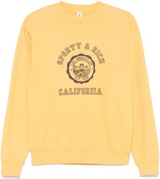 Sporty & Rich Cotton Sweatshirt