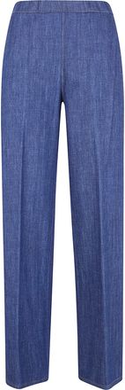 Whyci Pants Straight Blue