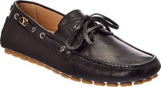 Valentino Leather Moccasin