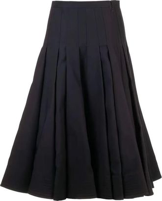 Valentino Garavani Pleated Panelled Skirt