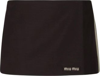 Miu Miu Rokken, Dames, Bruin, S, Korte Rokken
