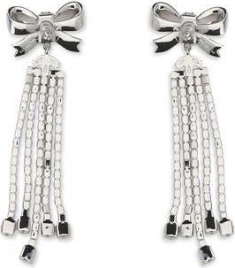 Self Portrait Womens Silver Brass Earrings