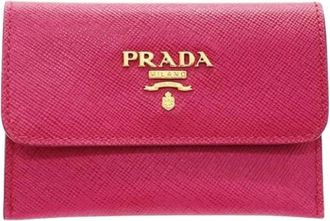 Prada Pre-owned Wallets, female, Pink, Size: ONE SIZE Pre-owned Fabric Wallet