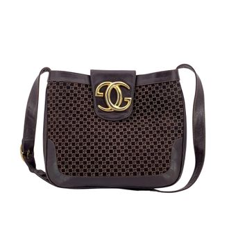 Gucci Gucci Vintage Su&egrave;de Schoudertas Ophidia