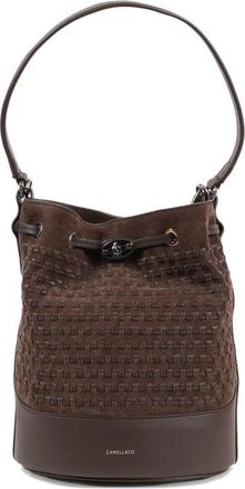 Zanellato Manda Musiva Small Suede Messenger Bag