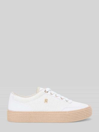 Tommy Hilfiger Sneaker mit Strohsohle in Beige, Gr&ouml;&szlig;e 36