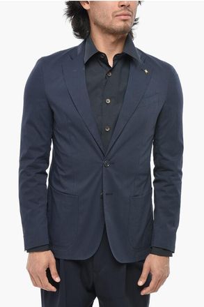 Corneliani CC COLLECTION Cotton-Blend Blazer RETAILORED LIGHT size 48