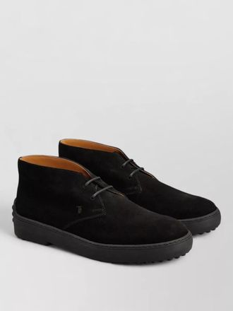 Tod's leather derby shoes