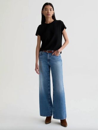 AG - Adriano Goldschmied Saige Wide Leg Jeans In American West