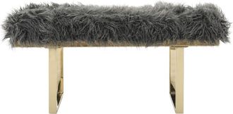 Safavieh Banco en hierro blanco