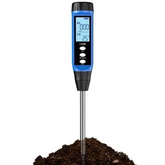 OEM Comprobador De Ce, Comprobador De Conductividad, Detecci&oacute;n R&aacute;pida De Temperatura Del Suelo, Para El Cuidado De Plantas En Invernaderos, Jardines Y Gra
