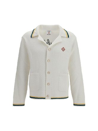 Casablanca Embroidered Crochet Cotton Shirt