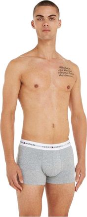 Tommy Hilfiger Klassieke boxershorts van katoenmix voor heren (set van 3) (Grijs/Zwart/Wit)