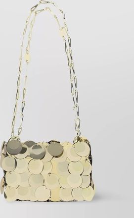 Paco Rabanne nano sparkle shoulder bag