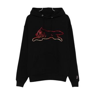 Icecream Running Dog Cotton Hoodie - male - ICECREAM - Hoodies - Black - S - Sweatshirts & Hoodies