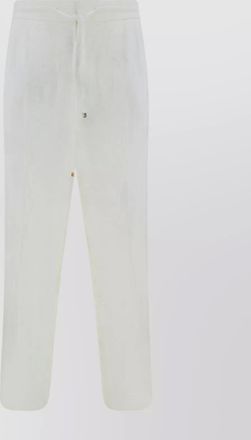 Brunello Cucinelli linen straight-leg trousers