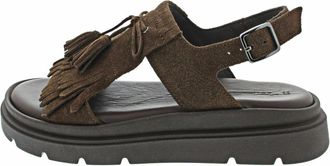Tamaris Sandaal - Dames - Schoenen - Beige - Maat: 41 EU Leer