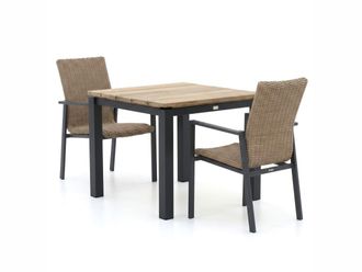 Manifesto Furniture Manifesto Villongo/Lagundo 90cm dining tuinset 3-delig stapelbaar