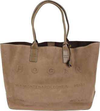 Hogan Address Medium Shopping Bag - Dames - Shoppers - Bruin - ONE Size - Tassen