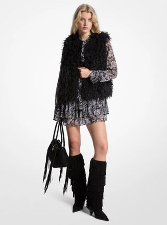 Michael Kors Faux Shearling Vest