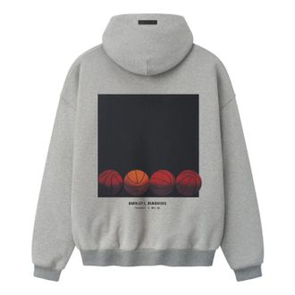Fear of God x NBA X Barkley Hendricks 90s Hoodie Concrete Heather 192BH266902F