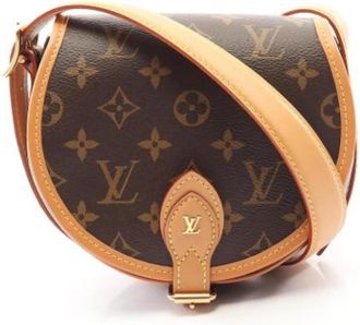 Louis Vuitton Pre-owned Vintage Monogram Cross Body Bag - Dames - Vintage Schoudertas - Bruin - ONE Size - Leer - Vintage