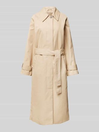 Soyaconcept Trenchcoat mit Bindeg&uuml;rtel in Sand, Gr&ouml;&szlig;e L