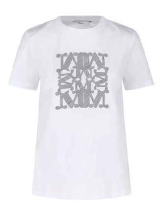 Max Mara logo T-shirt - women - Cotton - S - White