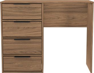 Welcome Furniture Helsinki Ready Assembled 4 Drawer Vanity in Carini Walnut - Welcome Furniture | TJ Hughes