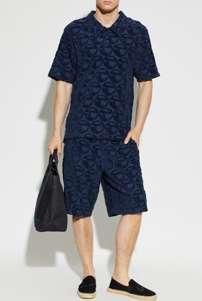 Kenzo Cotton Polo, Mens, Navy Blue