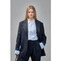 Frenken Devotion Pinstripe Blazer