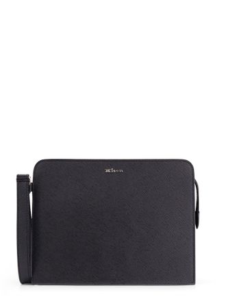 Kiton Ciro Paone Leather Clutch-Uomo