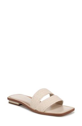 Franco Sarto Emilana Slide Sandal in Linen White at Nordstrom, Size 9