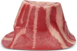 Yesey Cappello con motivo astratto - Rosso