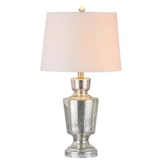 Jonathan Y Designs Olivia 26.5 Glass LED Table Lamp, Silver/Ivory in Mercury Silver at Nordstrom
