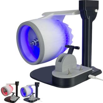 OEM Ventilador De Escritorio Turbojet Pro Con Humidificador, Motor A Reacci&oacute;n, Compacto Y Potente