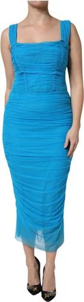 Dolce & Gabbana Mujer, Vestidos, Azul, Talla: M