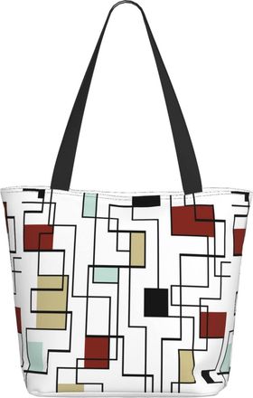 AOOEDM Geometric Abstract Art Ladies Shopping Bag 13x11x7in.The Perfect ValentineS Day Gift.It Is The Best ValentineS Day Gift For Mom, Daughter, Wife,Etc