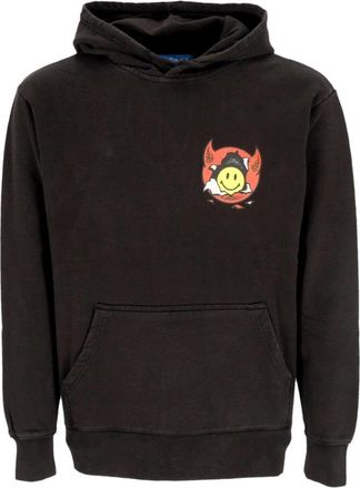 Market Smiley Inner Peace Hoodie - Heren - Hoodies - Zwart - L - Katoen - Hoodies & sweatvesten