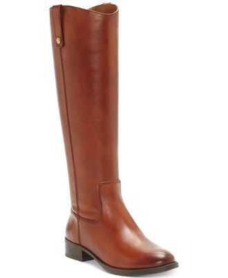 Inc International Concepts Womens I. N.C. International Concepts Fawne Brown Leather Riding Boots RHS7058