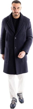 Paolo Pecora Uomo, Cappotti, Blu, M, new