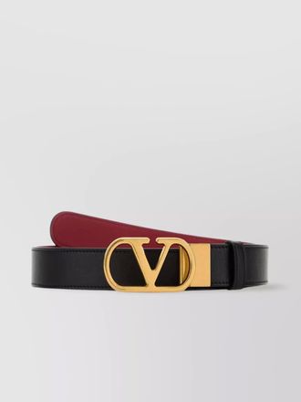 Valentino Garavani leather reversible belt