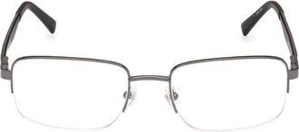 Timberland Demo Rectangular Mens Eyeglasses TB1787 008 50