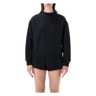 Fear of God Klassiek Crewneck Sweatshirt - Dames - Sweatshirts - Zwart - M - Katoen - Hoodies & sweatvesten
