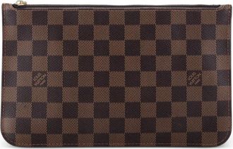 Louis Vuitton Neverfull Pochette Damier Large pouch - Marrone